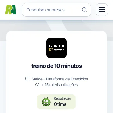 Reputação no Reclame Aqui